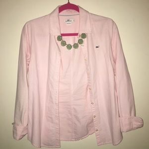 Vineyard Vines Pink Button-Up + FREE GIFT